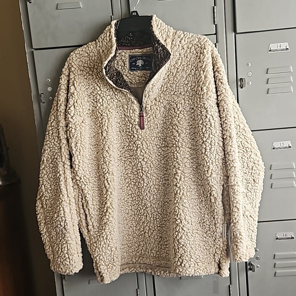Live Oak Brand pullover sherpa top